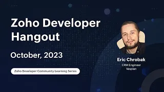 Zoho Developer Hangout ZDH - Episode 10 Codebase Maintenance and Error Handling in Deluge