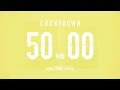 50 Minute Countdown Timer Flip Clock with Piano Beeps