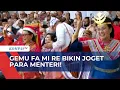 Download Lagu Asyiknya Ibu Iriana Jokowi dan Para Menteri Joget Gemu Fa Mi Re Bareng Atraksi Helikopter
