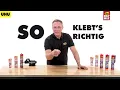 So klebt's richtig: UHU POLY MAX® Montagekleber Anwendungstipps | How to Video