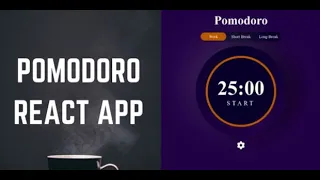 Pomodoro Timer app with React js