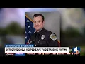 Detective Coble helped save two stabbing victims