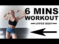 6 MINUTE UPPER BODY WORKOUT no equipment