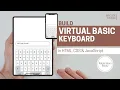 Build A Virtual Basic Keyboard for Typing Characters in HTML CSS JavaScript WPCode Studio