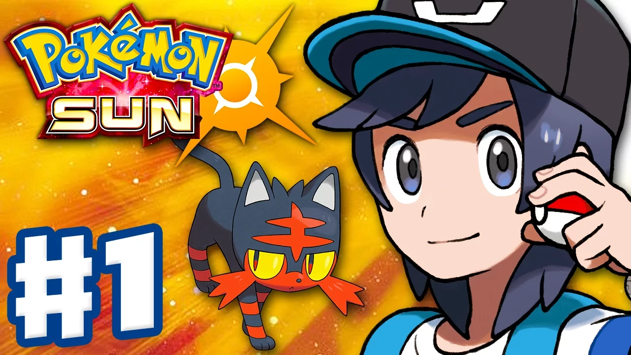 Pokemon Sun and Moon - Gameplay Walkthrough Part 1 - Alola Intro and Litten Starter! (Nintendo 3DS)