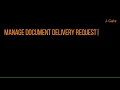 Manage Document Delivery Request