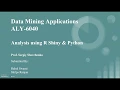 DATA MINING Analysis RShiny and Python Project Presentation FINAL PROJECT