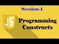 Programming Constructs JavaScript betaQsolutions
