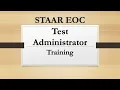 BISD STAAR EOC Test Administrator Training