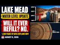 Lake Mead and Lake Powell Water Level Update August 8 2026 - Could This Lake Ever Refill