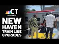 Connecticut breaks ground on New Haven Line upgrade to speed trips to New York