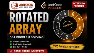 Search in Rotated Sorted Array LeetCode Interview Question DSA Explained