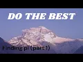 Using Python to calculate pi part 1