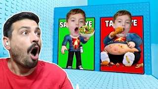 ŞİŞMAN MI YOKSA ZAYIF MI OLMAYI TERCİH EDERSİN 😱 ROBLOX OBBY