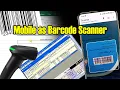 How to Connect Android Mobile as Bluetooth Barcode Scanner for PC