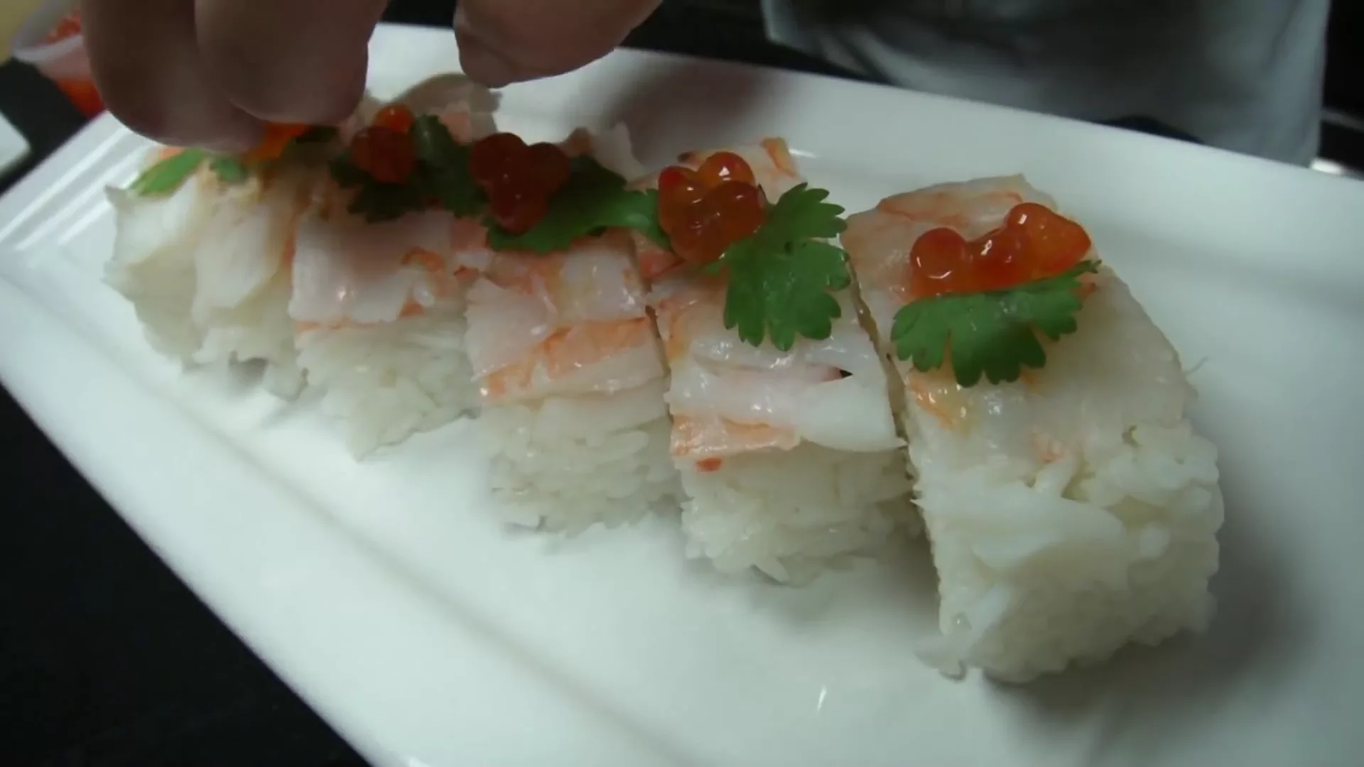 Oshi Shrimp Sushi - How To Make Sushi Series