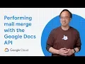 Performing Mail Merge with the Google Docs API