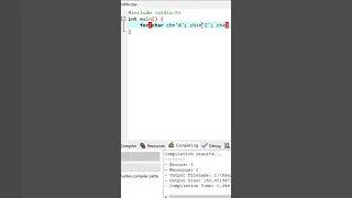 Print Alphabet A to Z Using For Loop