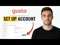 How To Set Up Your Gusto Account 2026 Beginner Guide