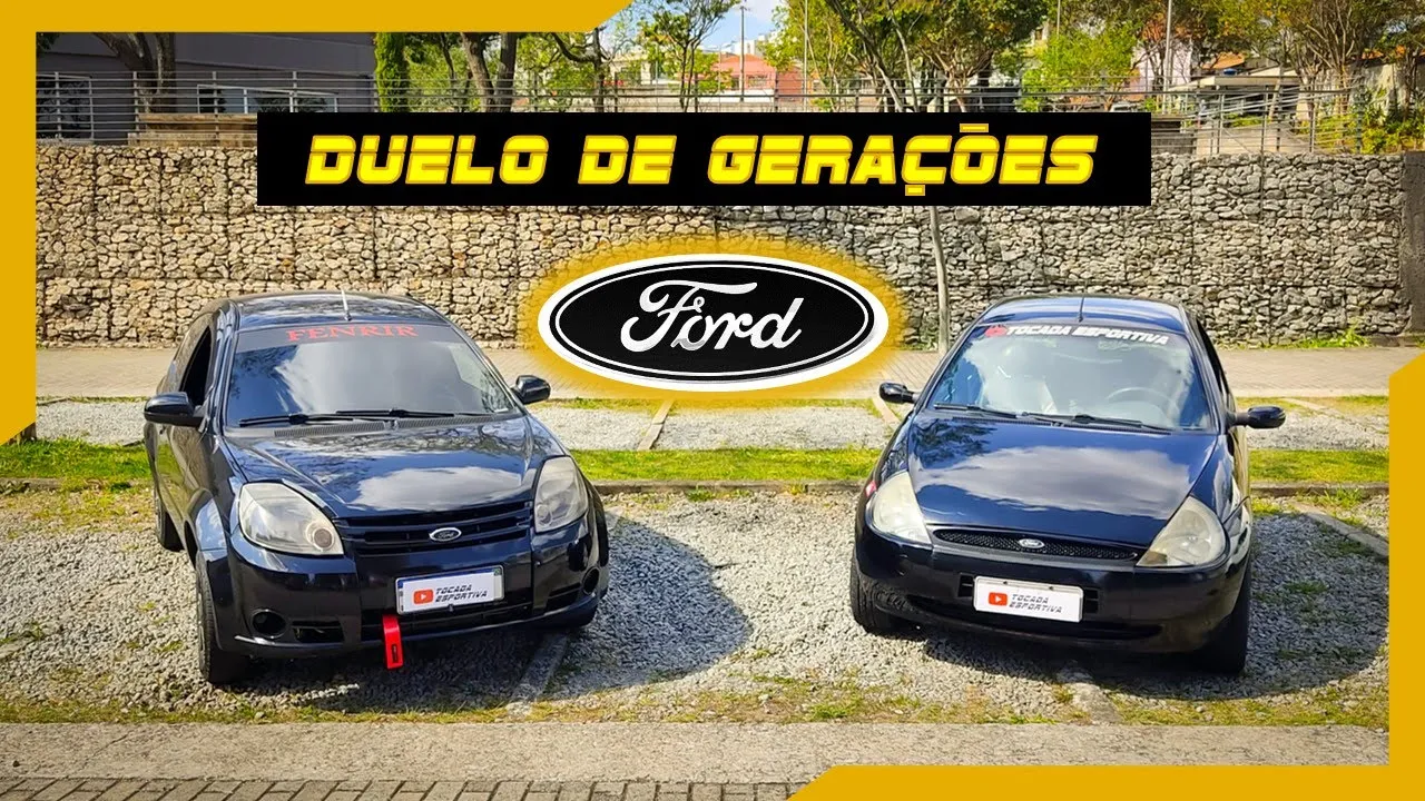 Ford Ka 1ª Geração VS 2ª Geração Lado a Lado - Qual é Melhor?? | Comparativo