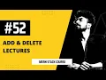 Add and Delete Lectures MERN STACK COURSE