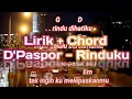 Lirik + Chord lagu (D'Paspor - Rinduku)