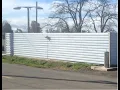 DIY affordable durable steel privacy fence