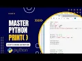 Unlock Python s Print Function Follow Alex s Learning Path