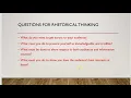 Thinking Rhetorically