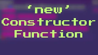 new keyword Constructor Functions JavaScript Hindi