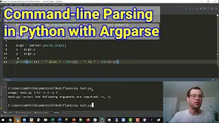 Command Line Parsing Arguments in Python with Argparse - Intro and Demo