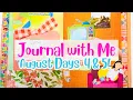 August Journaling Altered Composition Book