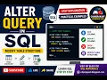 SQL ALTER Query Tutorial ALTER TABLE ADD MODIFY DROP Column with Examples SQL for Beginners