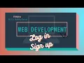 LOG IN SIGN UP - MATERIALIZE CSS