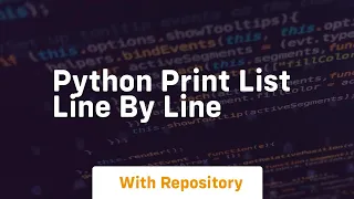 python print list line by line