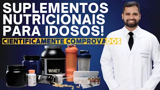 Suplementos com benefícios científicamente comprovados para idosos. #suplementos #idosossaudaveis