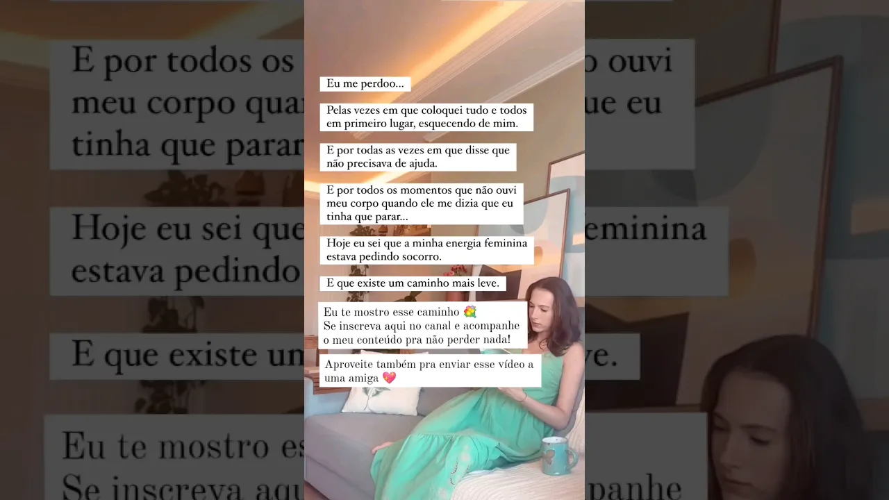 Eu me perdoo... e você?