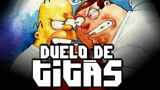 Homer Simpson VS. Peter Griffin | Duelo de Titãs