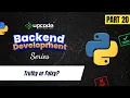 Part 20 - What Are Truthy Values in Python
