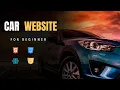 Car Landing Page Website Using React JS Website Header Design In React JS