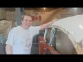 1957 CHEVY COLLISION DAMAGE STRAIGHTENING A MANGLED B PILLAR