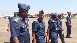 رئیس اطلاعات هوایی AVM D Ladan مراسم فارغ التحصیلی NAFSAINT را در ماکوردی برگزار کرد پوشش کامل 