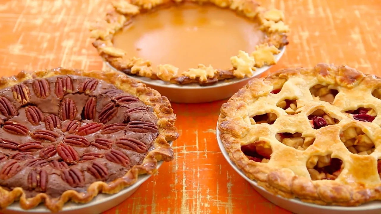3 Homemade Pies (Pumpkin, Apple, Pecan Fudge) - Gemma