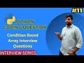 Array Interview Question Data Science Interview Questions Python Coding Question
