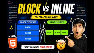 Block vs Inline Elements in HTML Complete Beginner Guide
