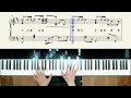【Piano Cover】丁芙妮 - 只是太愛你 (原唱：張敬軒)｜高還原純鋼琴版｜高音質/附譜/歌詞
