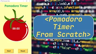 Coding a Pomodoro Timer in Python from Scratch - No Commentary