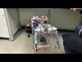 Aluminum frame Quadruped-robot Walking Test 2 (Using Mini Cheetah Actuator V3)