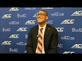 FSU at ACC Kickoff Duce Robinson on returning for this season growing as a WR Ashton Daniels