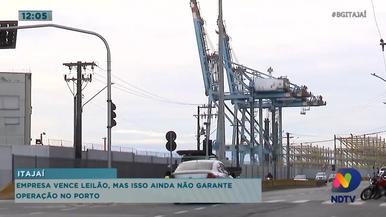 Empresa vence leilão, mas isso ainda não garante operação no porto de Itajaí